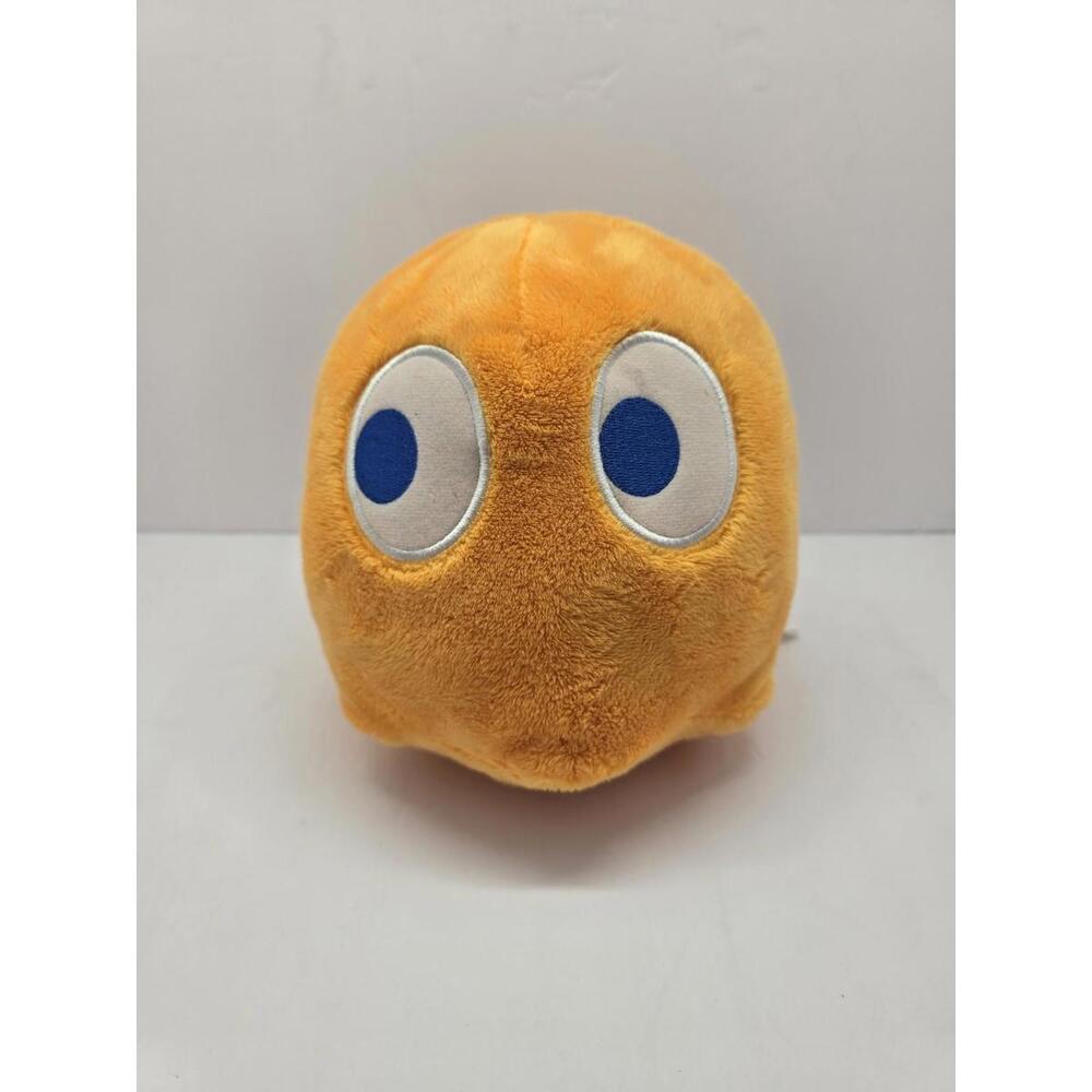 PAC-Man Orange Ghost Small Plush 4.5” Stuffed Video Game Toy Factory